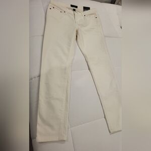 Banana Republic Off-White Skinny Jeans